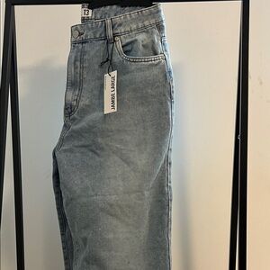 Urban Planet Denim Blue Wide Leg Jeans